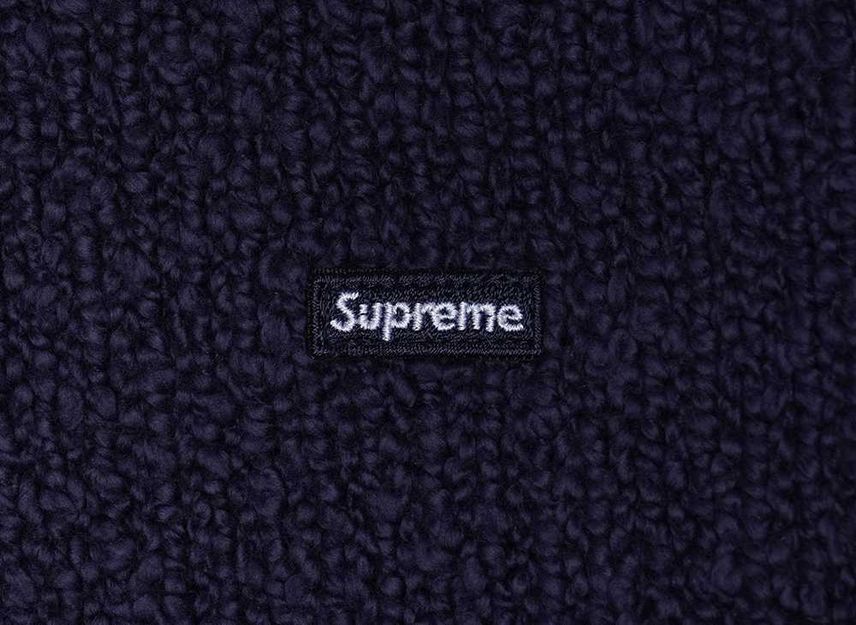 Supreme Boucle Small Box Sweater Navy