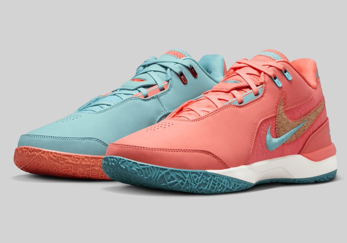 FJ1567-401 Nike LeBron NXXT AMPD Mineral Blue Sail Light Wild Mango (Men's)