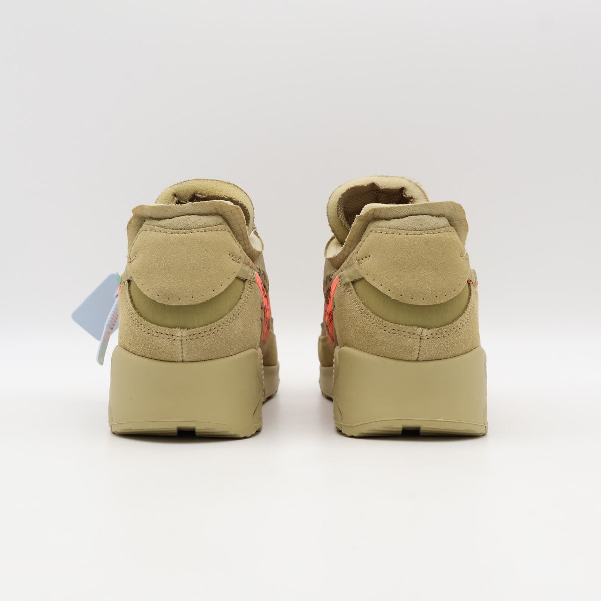 AA7293-200 Nike Air Max 90 Off-White Desert Ore Hyper Jade Bright Mango (Men's)