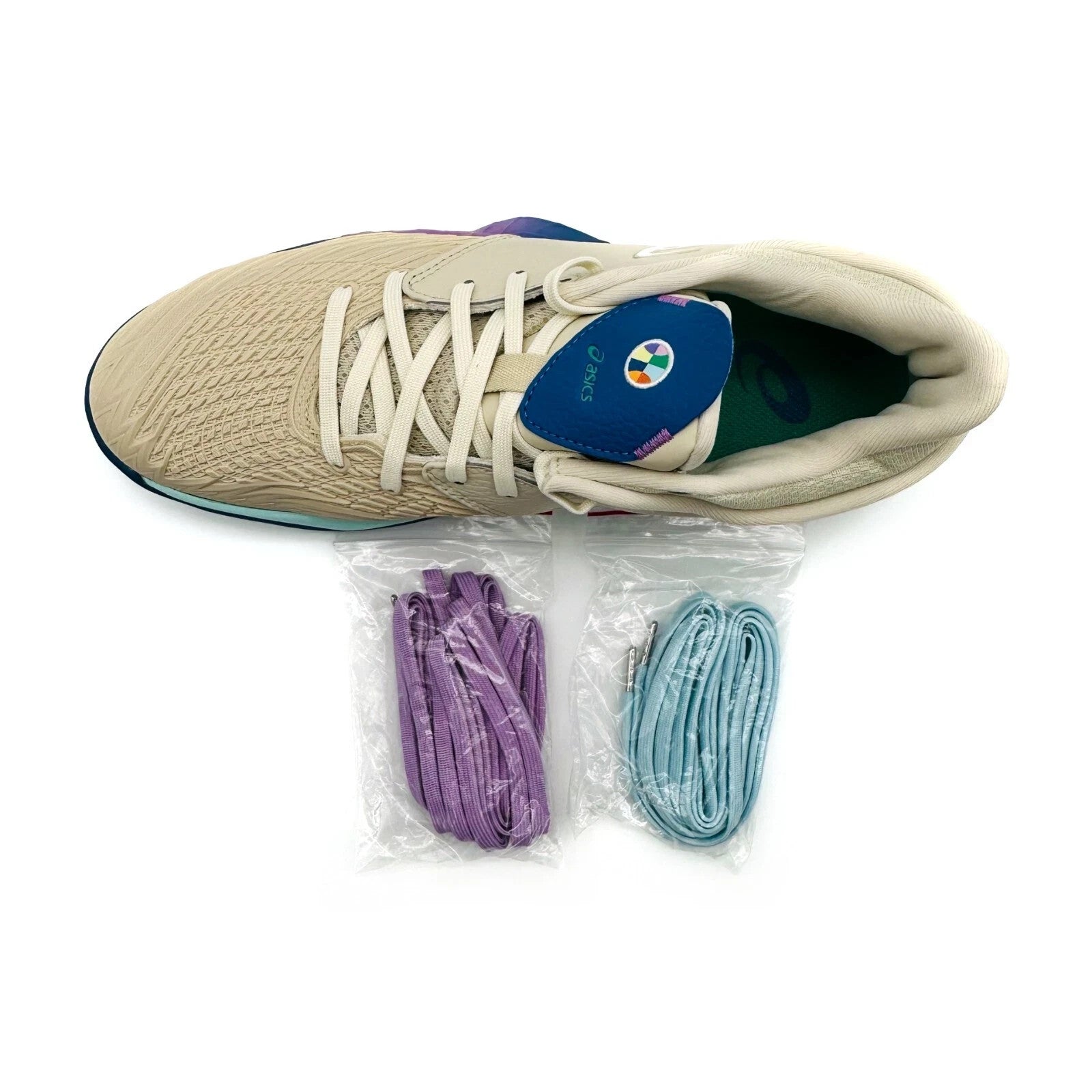 1063A077-020 ballaholic Ã Asics Unpre Ars Low Smoke Grey White Beige Purple