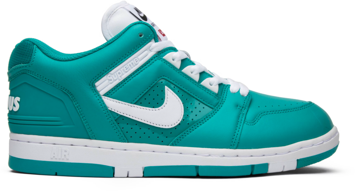 AA0871-313 Supreme Ã Nike SB Air Force 2 Low "New Emerald" (Men's)