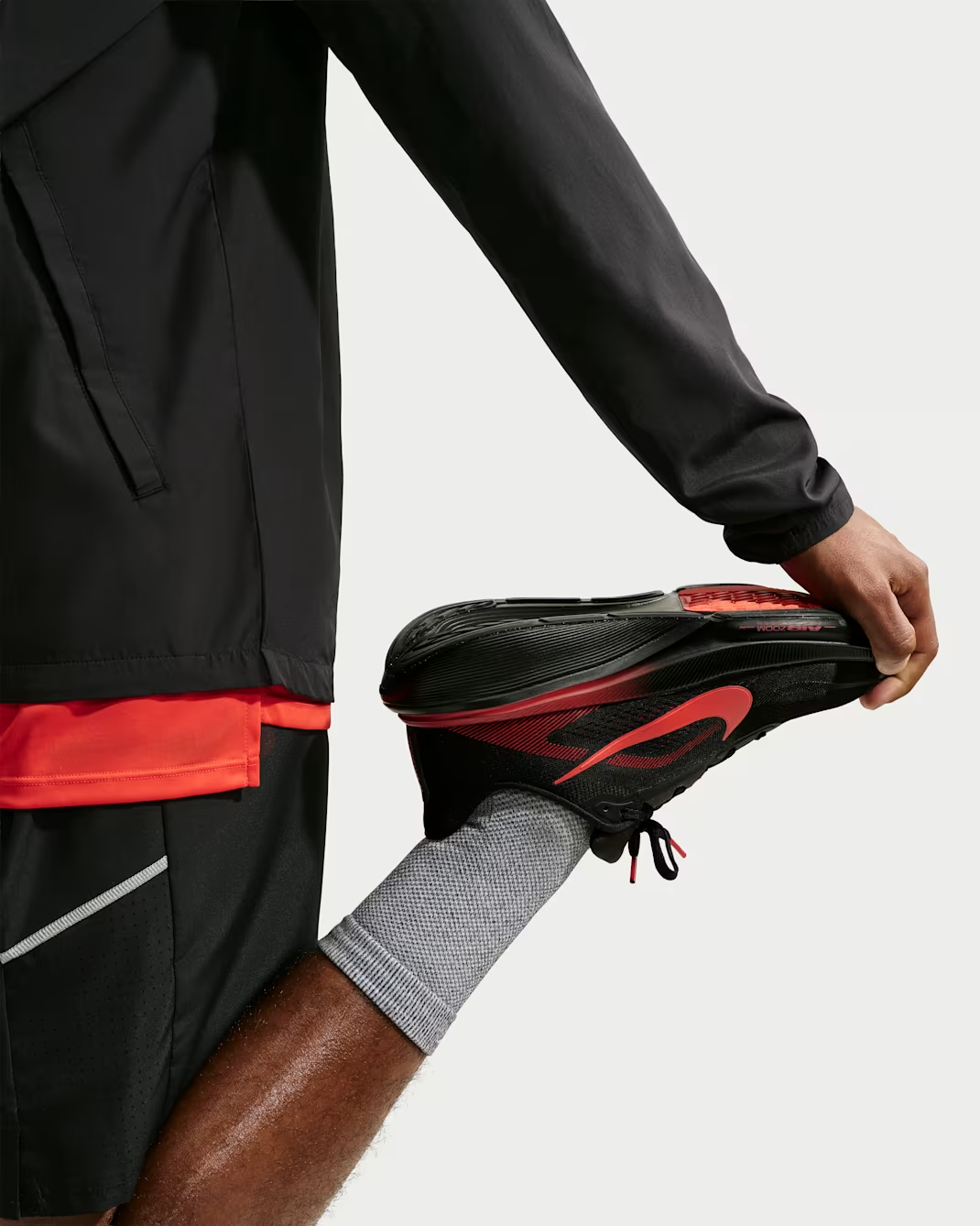 IB1873-007 Nike Pegasus 42 "Black/University Red" (Men's)