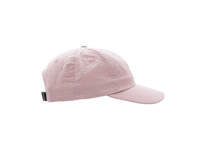 Supreme Seersucker S Logo 6-Panel Pink