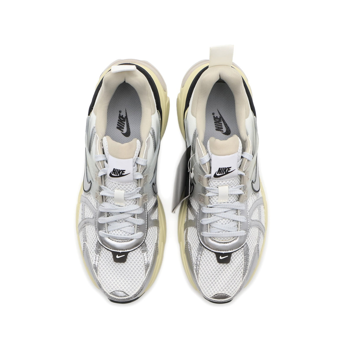 FD0736-100 Nike V2K Run Summit White Metallic Silver Beige Ivory (Women's)