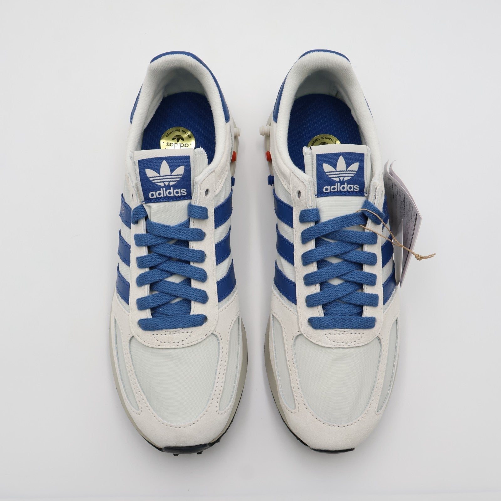 JR3610 adidas Originals LA Trainer OG Off White Dark Marine Crystal White (Men's