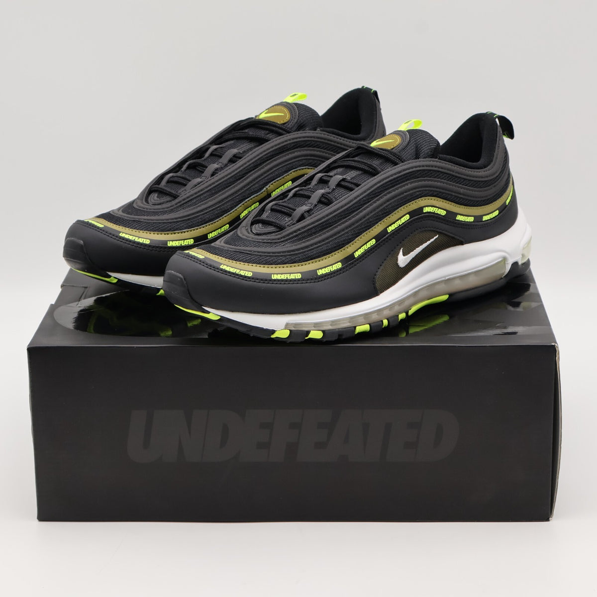 DC4830-001 Nike Air Max 97 Undefeated Black Volt Militia Green (Men's)