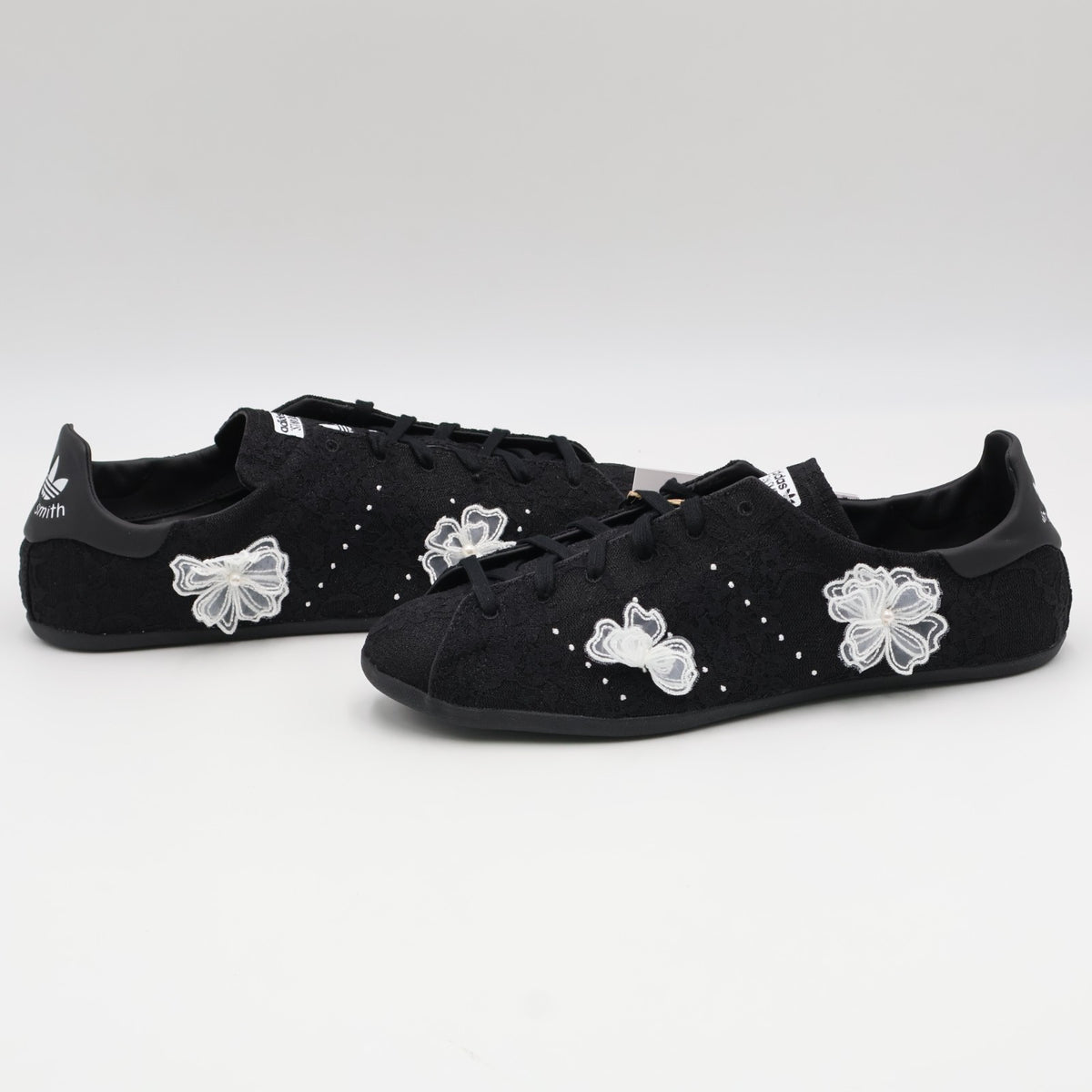 JR4475 atmos pink adidas Originals Stan Smith Lo Pro Core Black Cloud (Women's)