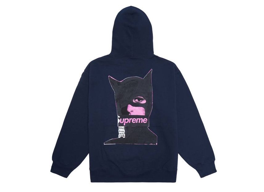 Supreme Catwoman Hooded Sweatshirt Navy