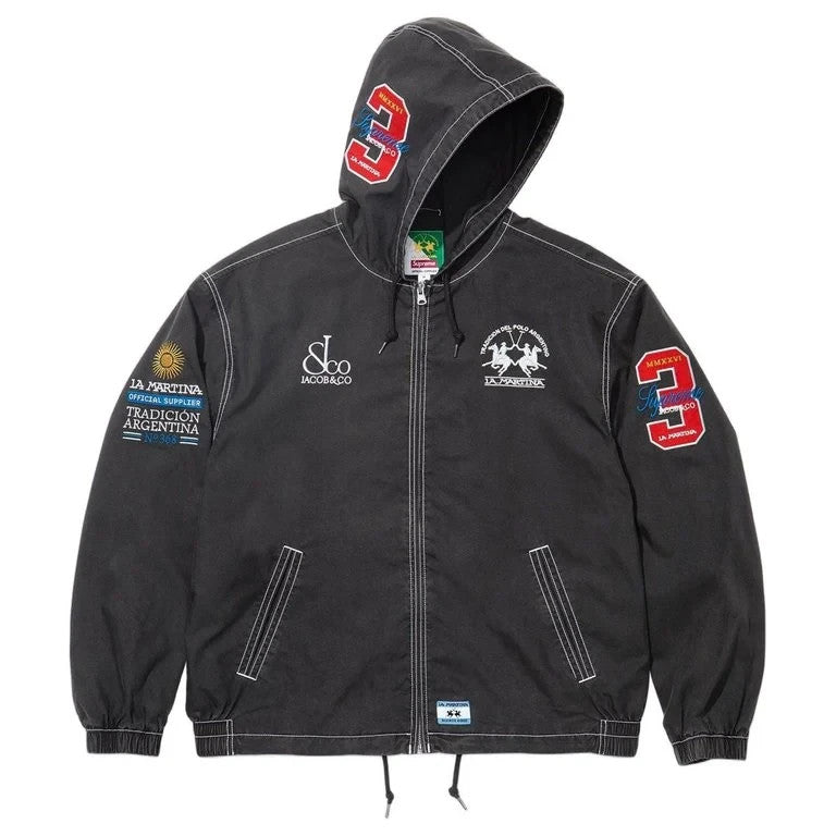 Supreme x La Martina Lightweight Hooded Jacket Black