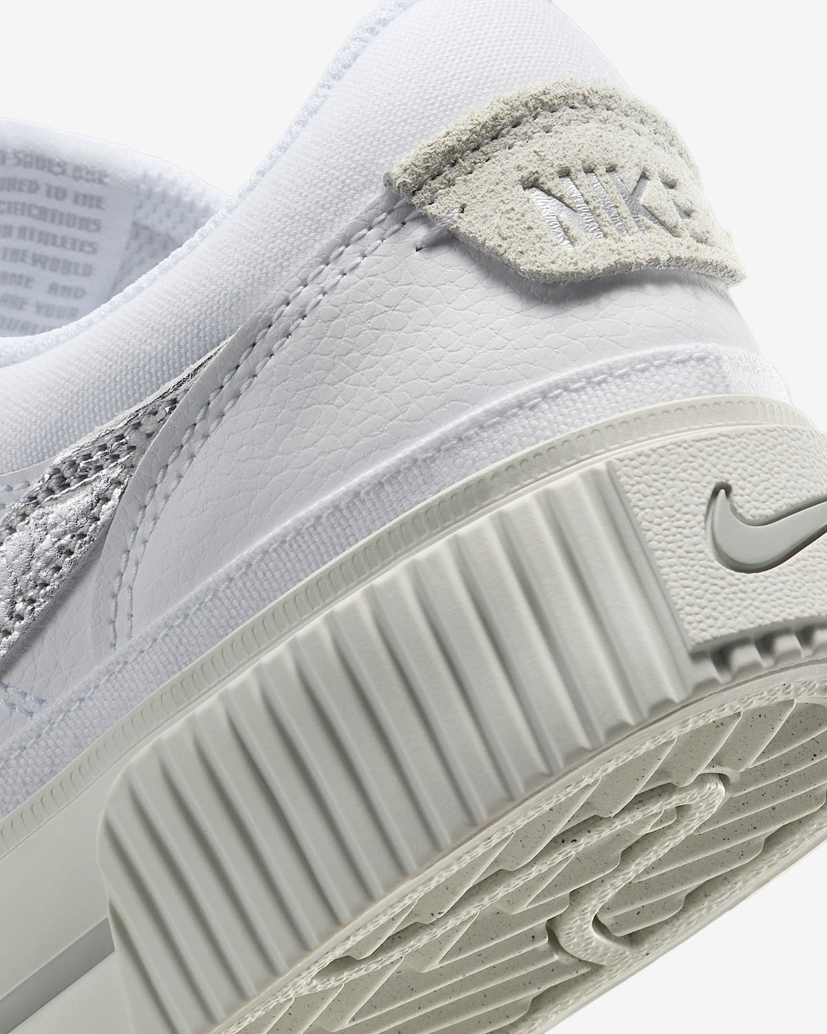 HQ2307-100 Nike Court Legacy Lift White Light Bone Photon Dust Metallic (Women's