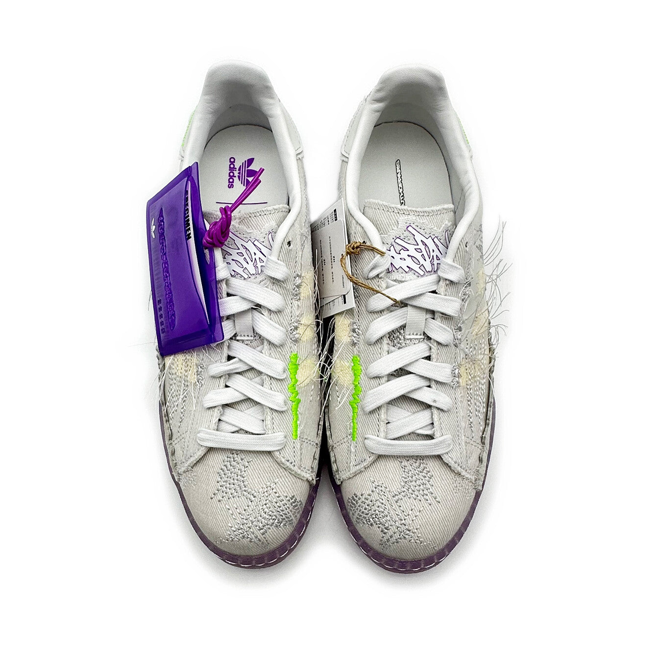ID6805 Youth of Paris adidas Originals Campus Crystal White Purple (Men's)