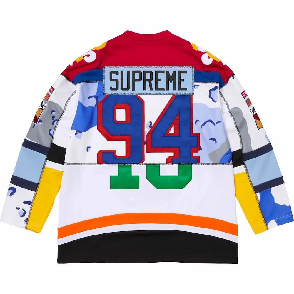 Supreme Paneled Hockey Jersey White