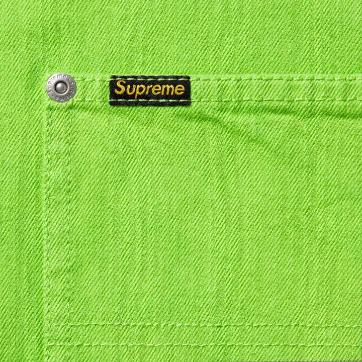 Supreme Loose Fit S/S Denim Painter Shirt Green