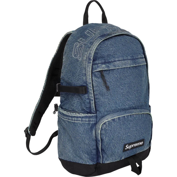 Supreme Denim Backpack Washed Indigo