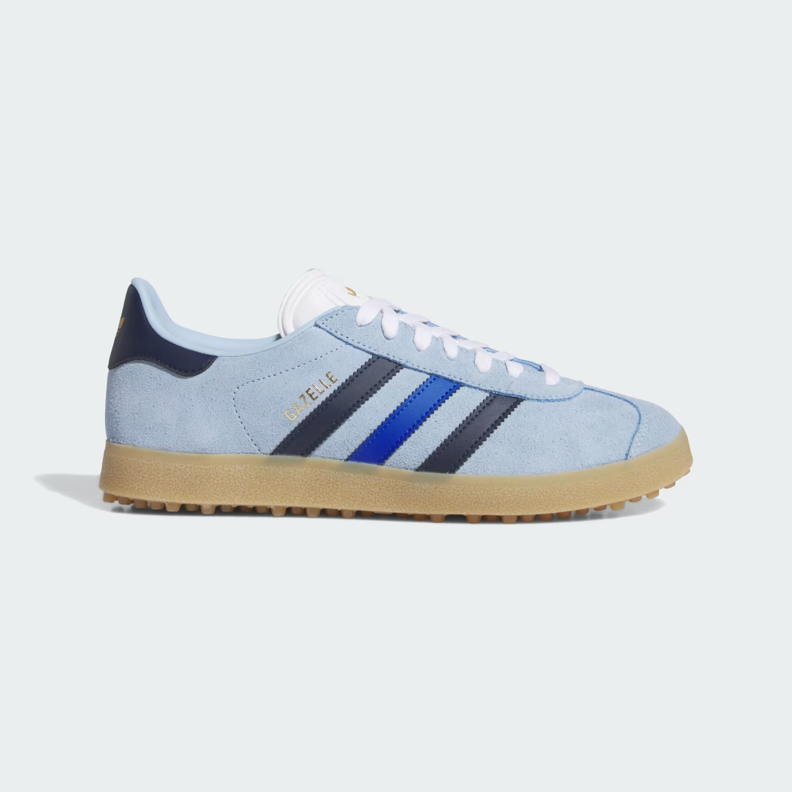 JS1895 adidas Originals Gazelle Spikeless Golf Clear Sky Night Indigo (Men's)