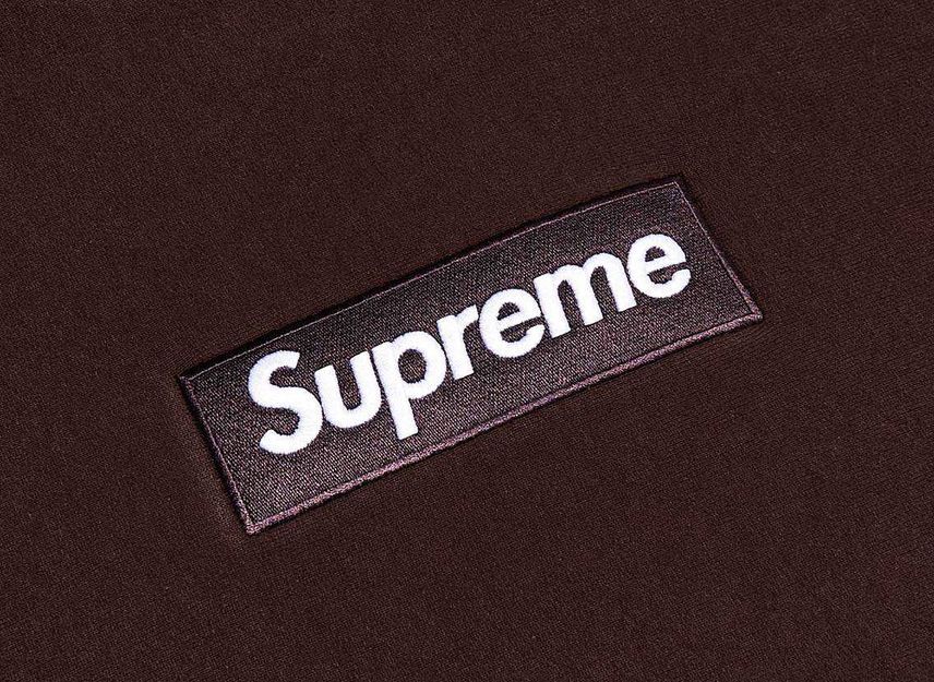 Supreme Box Logo Hooded Sweatshirt Dark Brown (21FW)