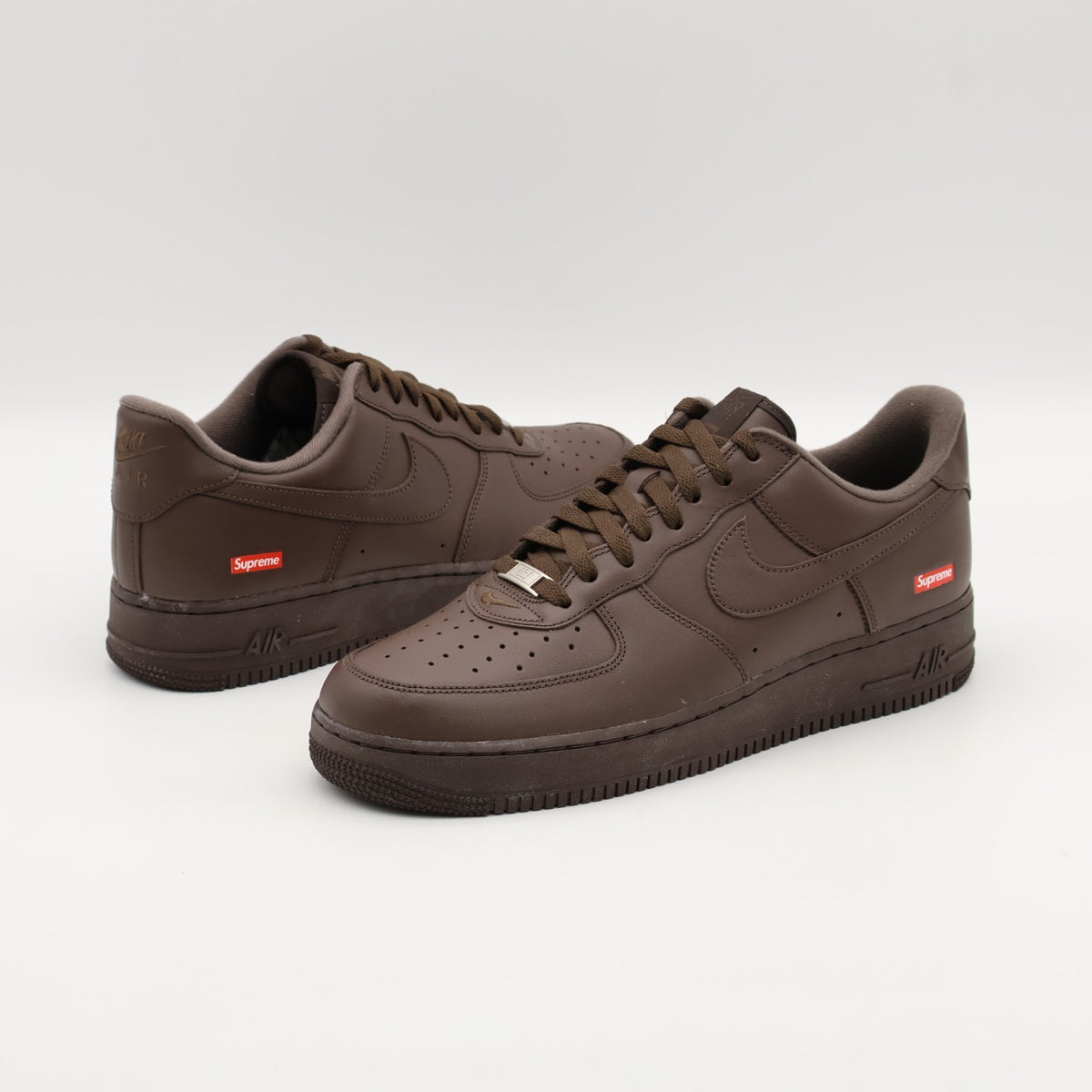 CU9225-200 Supreme Nike Air Force 1 Low Baroque Brown Chocolate Coffee (Men's)