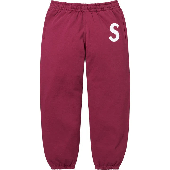 Supreme S Logo Sweatpant Raspberry