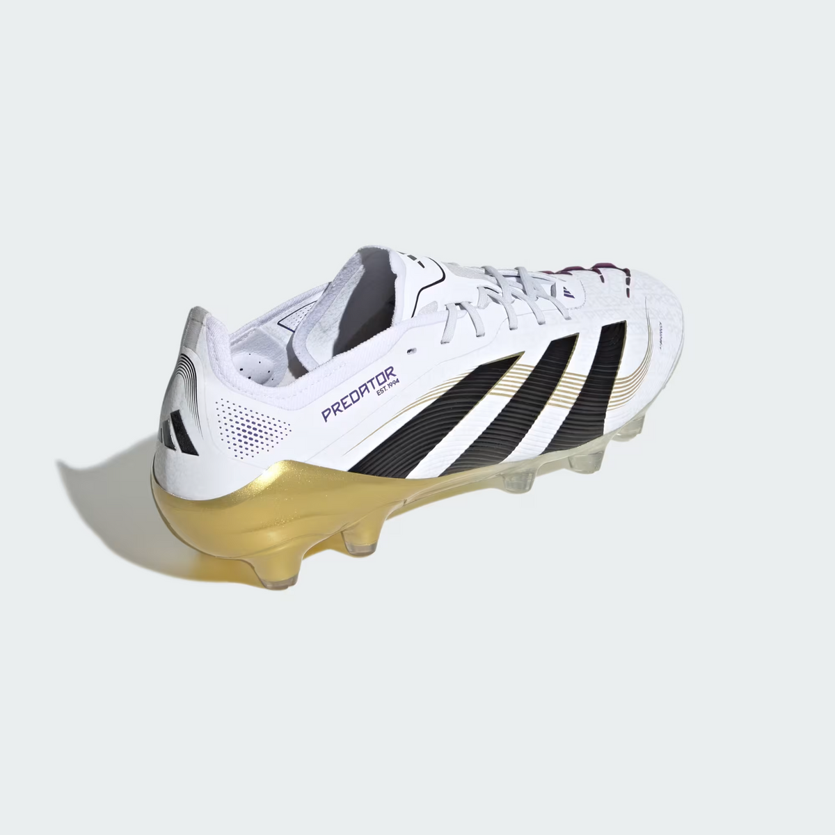 JR4489 adidas Predator Elite HG/AG Cloud White Core Black Gold Metallic (Men's)