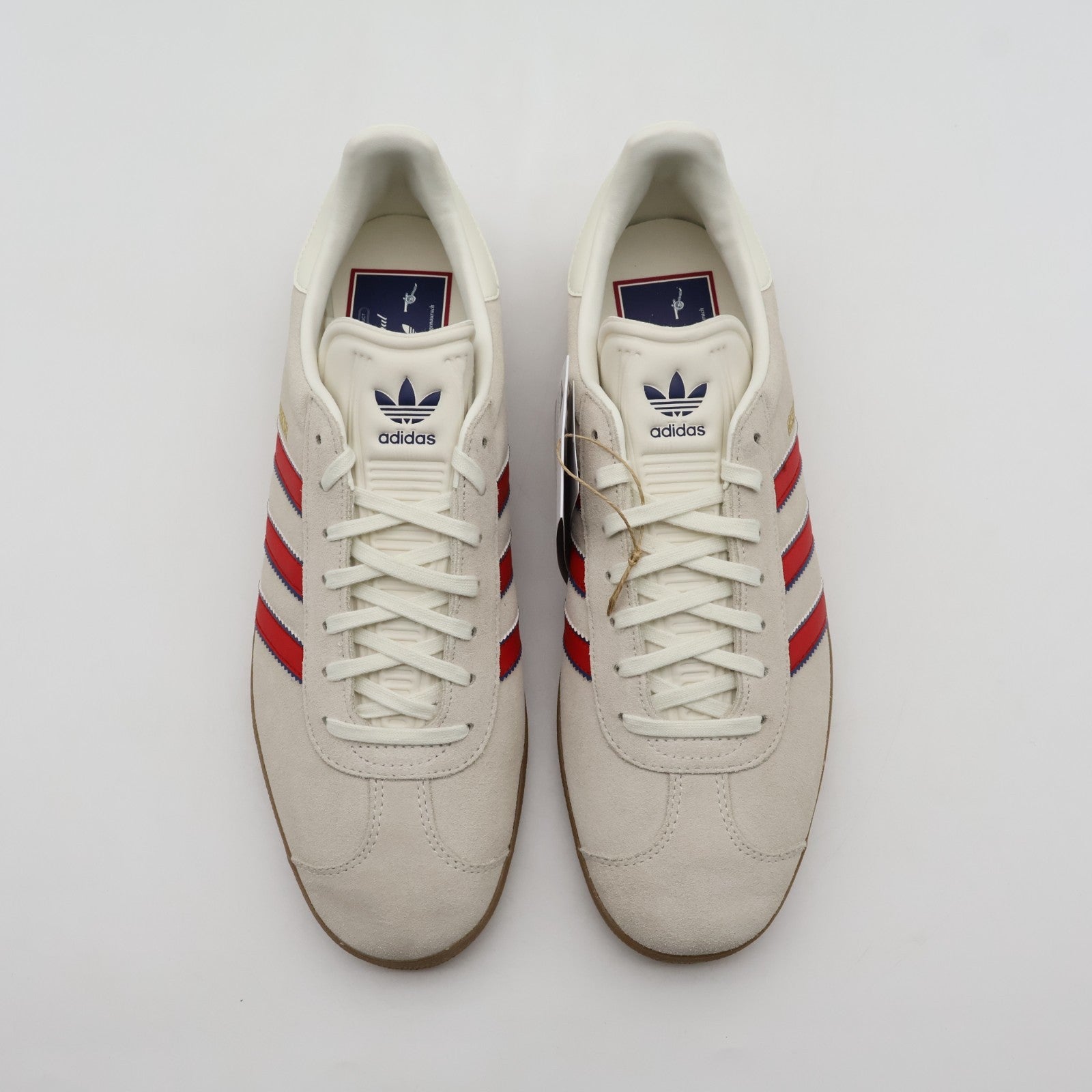 JS3042 Arsenal FC adidas Originals Gazelle Terrace Icons Off White Better (Men's