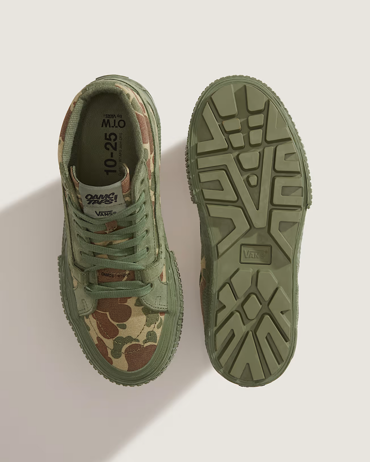 VN000MYGDP0 WTAPS OAMC OTW by Vans Sk8-Hi GL Lug Duck Camo (Men's)