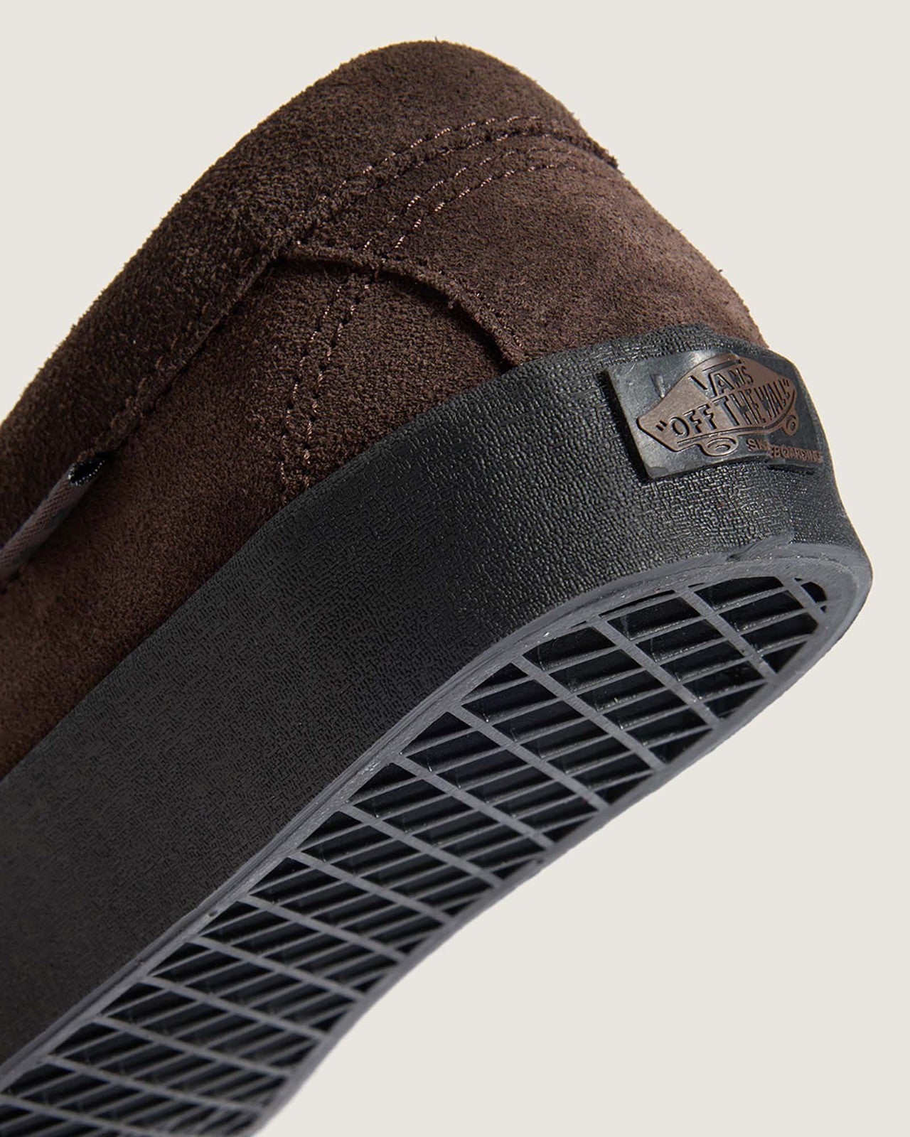VN000VA6Y49 Vans Skate Loafer Suede Brown Black (Men's)