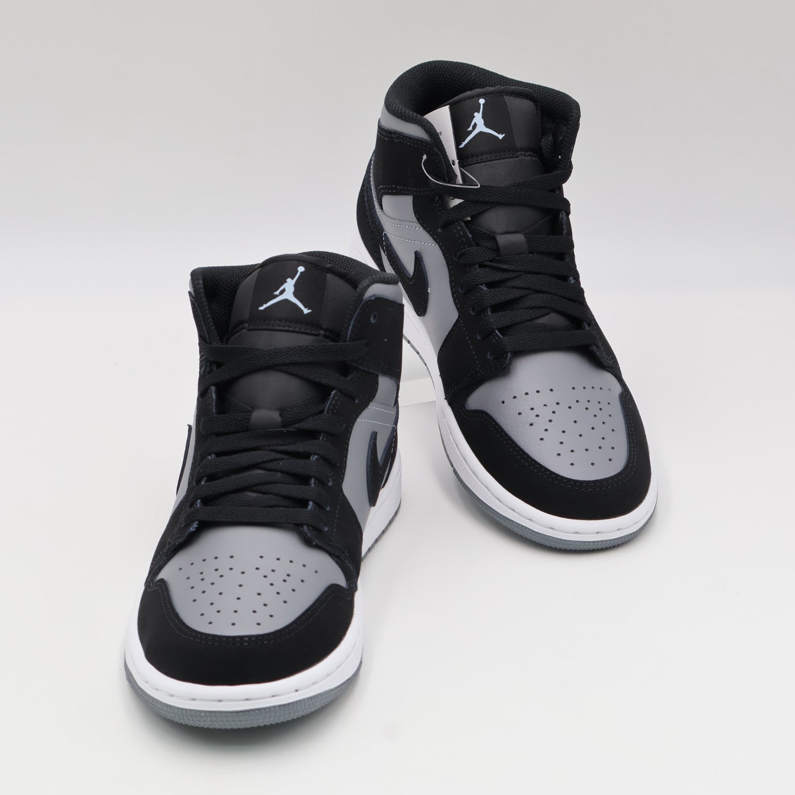 IU7672-001 Nike Air Jordan 1 Mid Black Cool Grey (Men's)