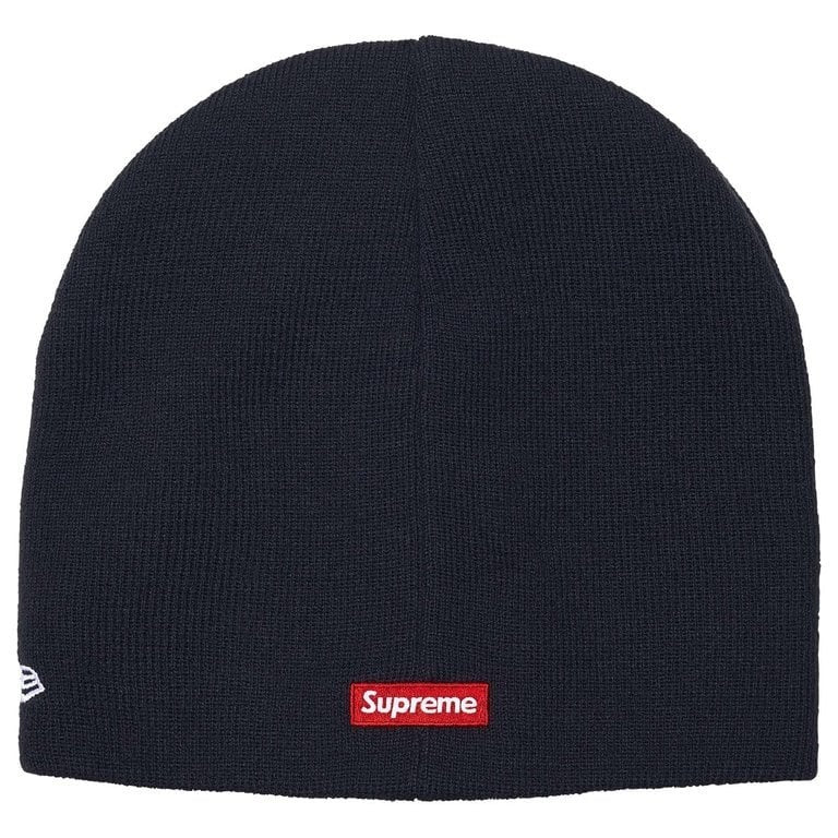Supreme New Era Rhinestone Beanie Navy