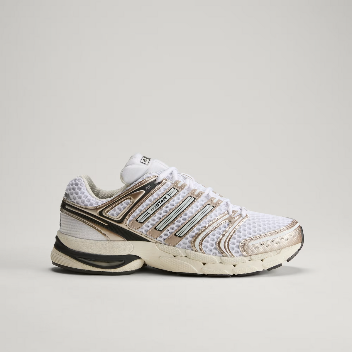 KI4470 Adidas Adistar Control 5 "Cloud White/Orbit Grey/Champagne Met" (Men's)