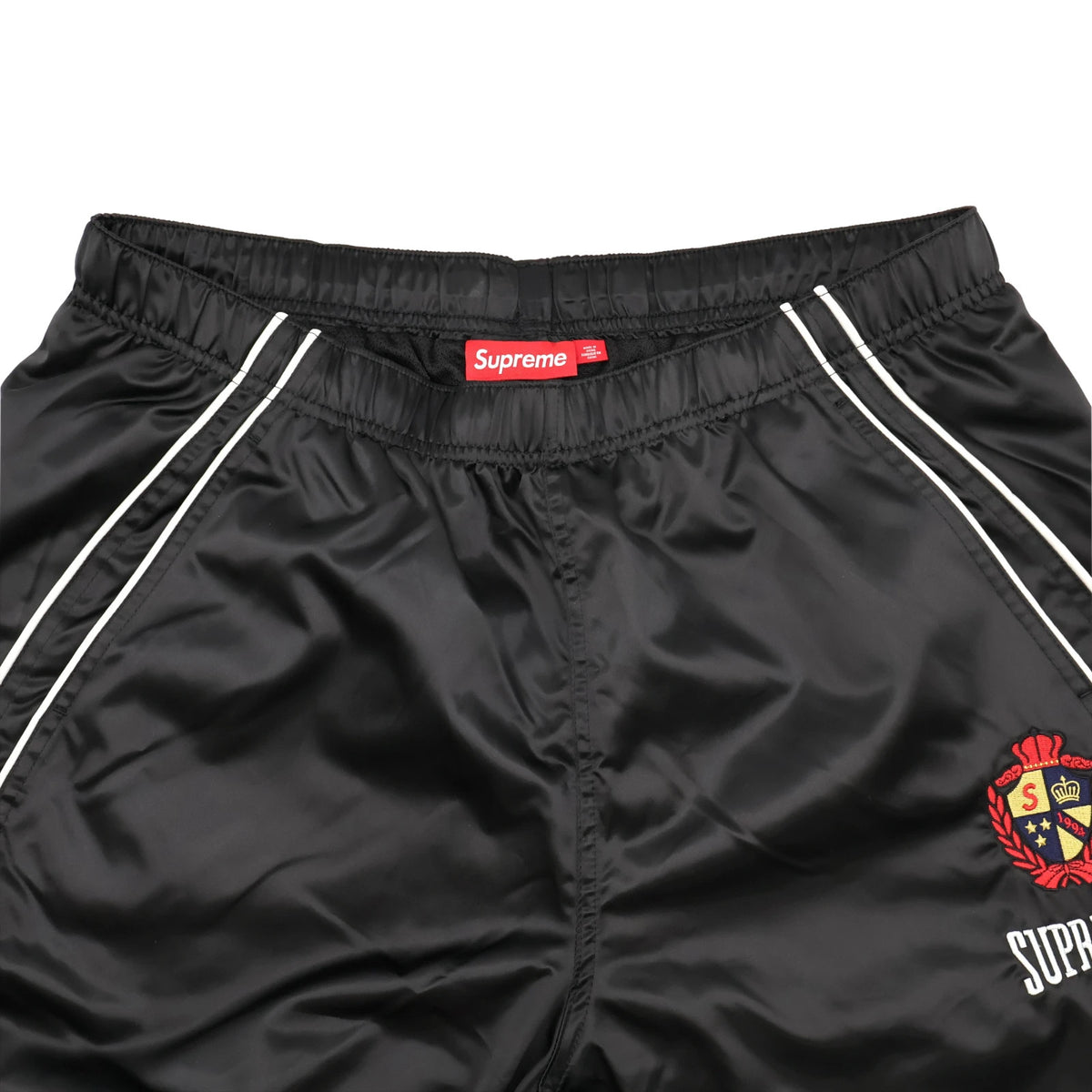 Supreme Satin Track Pant Black