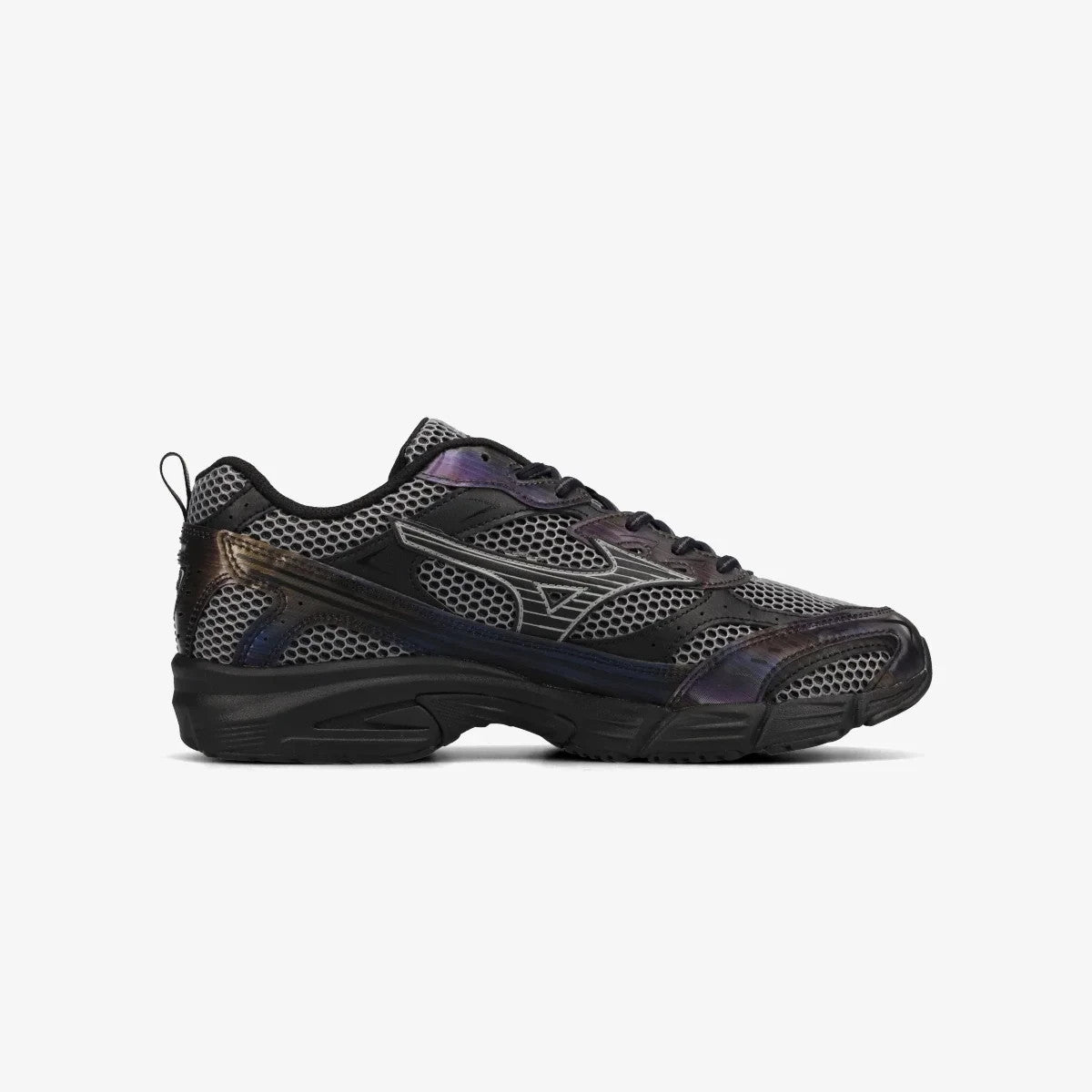 D1GA261503 Mizuno MXR "Grey/Black/Metallic Purple" (Men's)