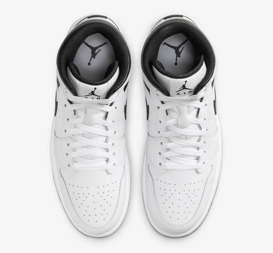 DQ8426-132 Nike Air Jordan 1 Mid White Black (Men's)