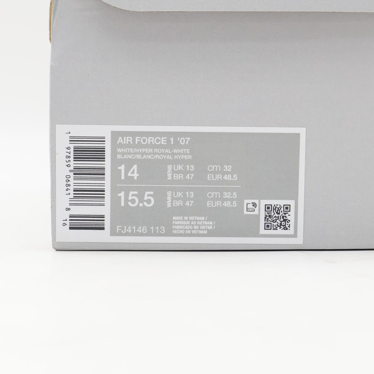 FJ4146-113 Nike Air Force 1 Low Hyper Royal (Men's)