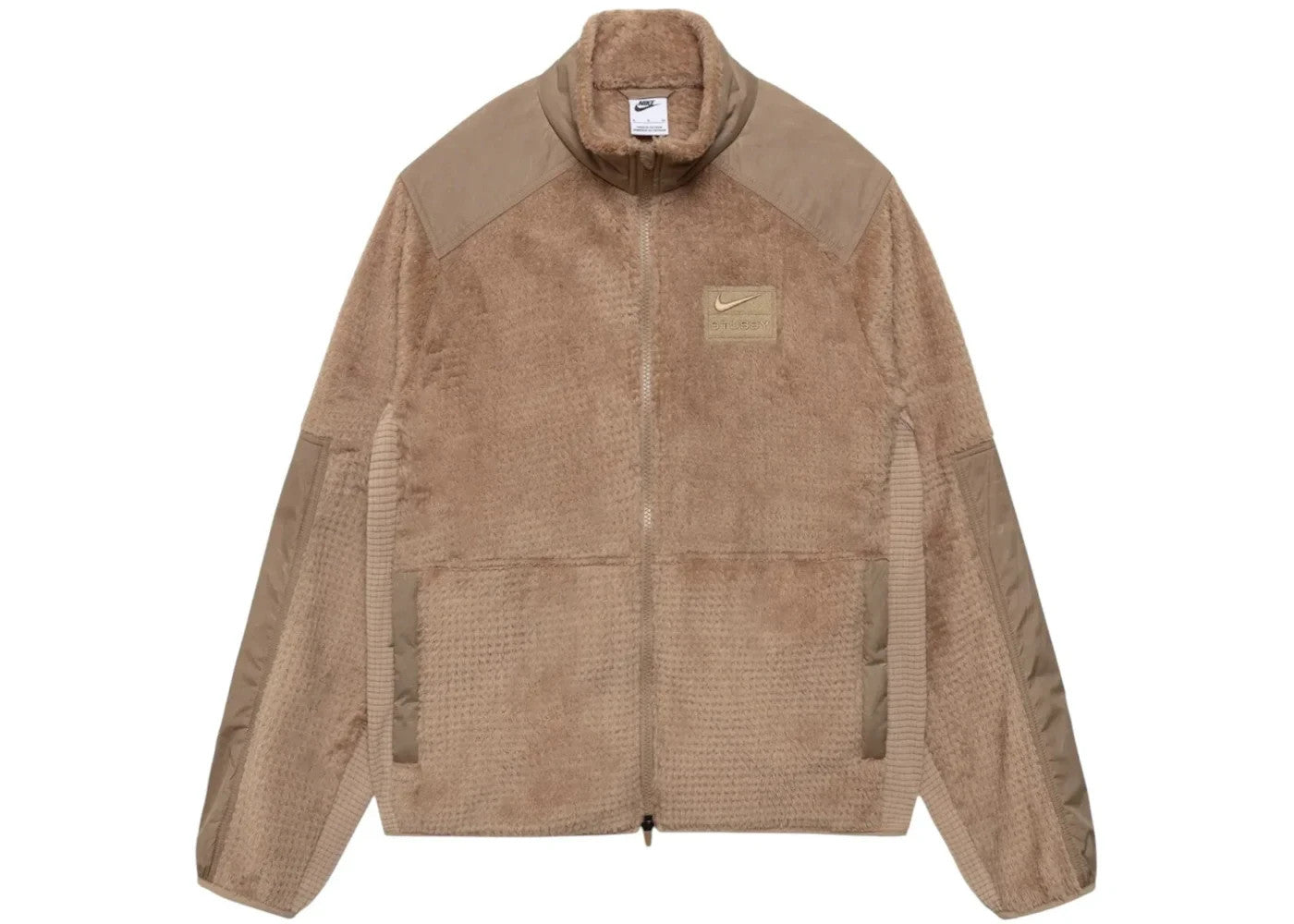 Stussy Nike Full Zip Fleece Pine Nut