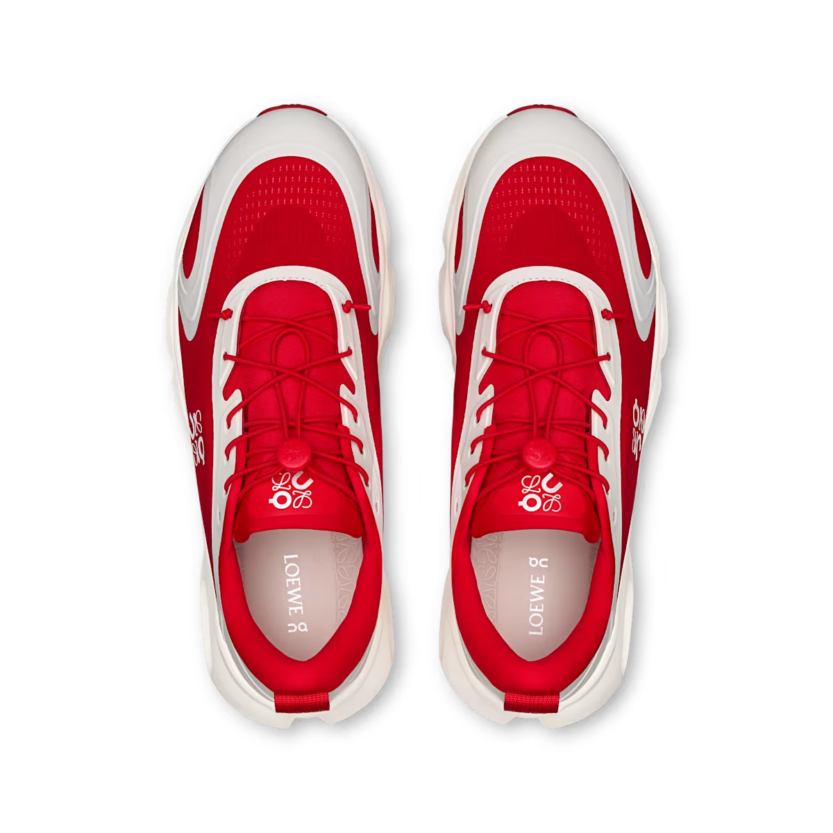 3MF30665482 LOEWE Ã On Cloudsolo "Red/Eggshell" (Men's)