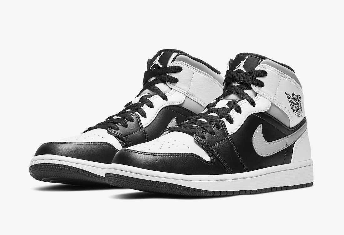 554724-073 Nike Air Jordan 1 Mid "White Shadow" (Men's)