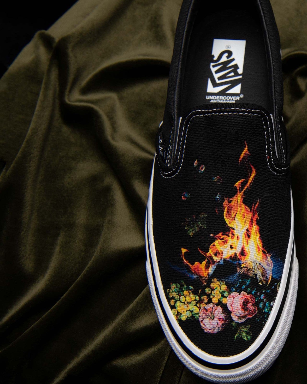 VN000Z0ZBLK UNDERCOVER Ã OTW by Vans Classic Slip-On "Black/White" (Men's)