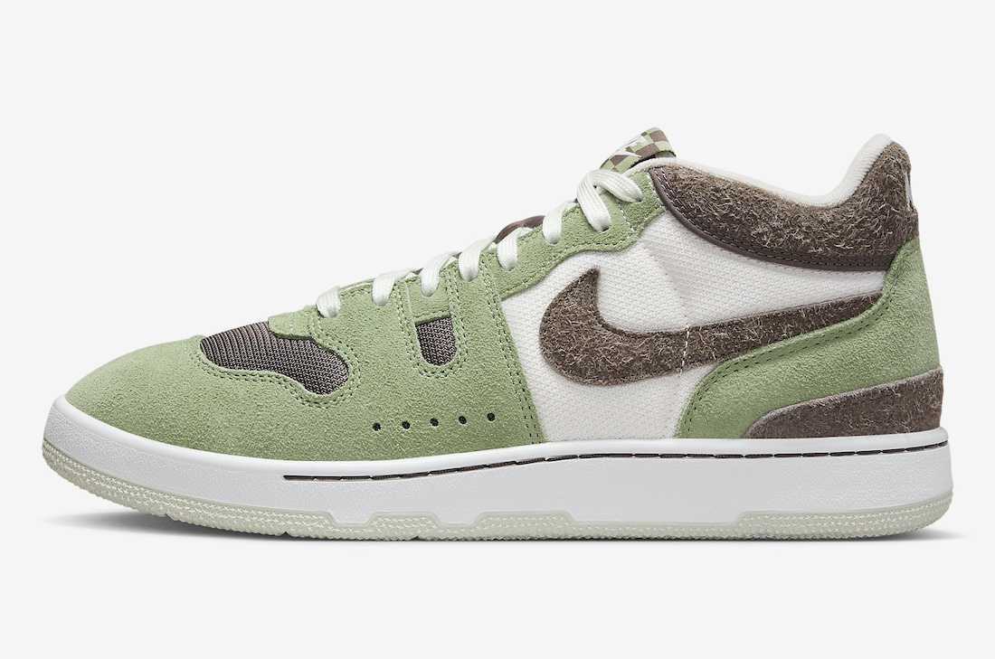 FN0648-300 Nike Attack Oil Green and Ironstone (Men's)