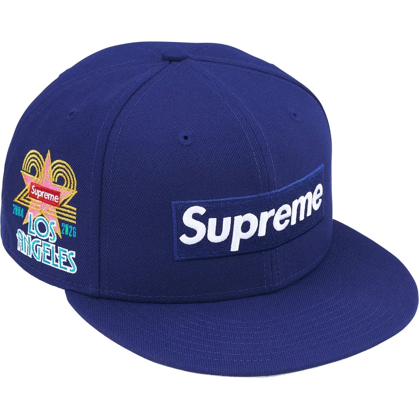 Supreme Shop Box Logo New Era (Los Angeles) Light Navy
