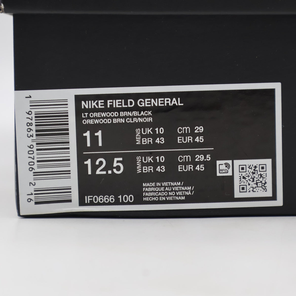 IF0666-100 Nike Field General '82 Light Orewood Brown Black (Men's)