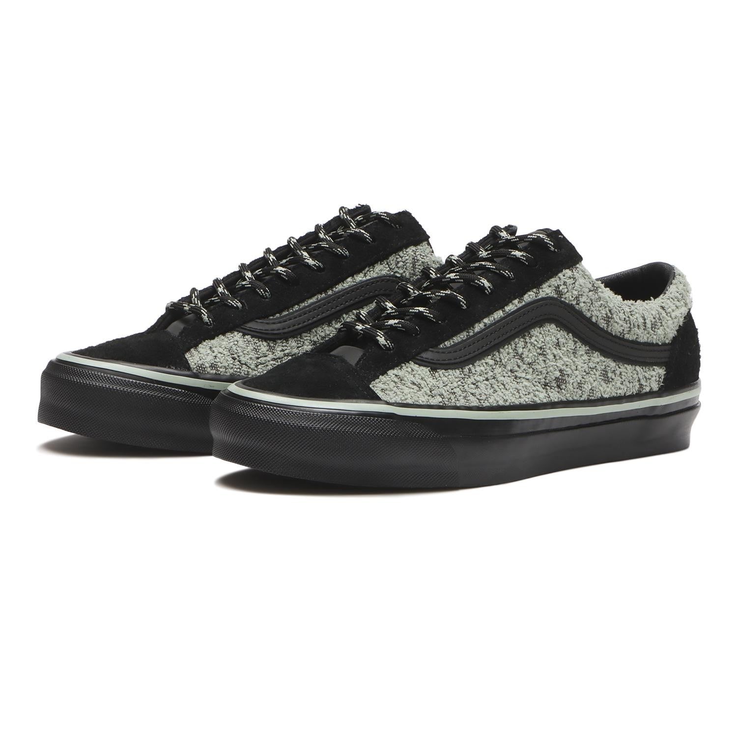 VN000EK7GP3 Vans Premium Old Skool 36 Jacquard Knit Black Gray Olivel (Men's)