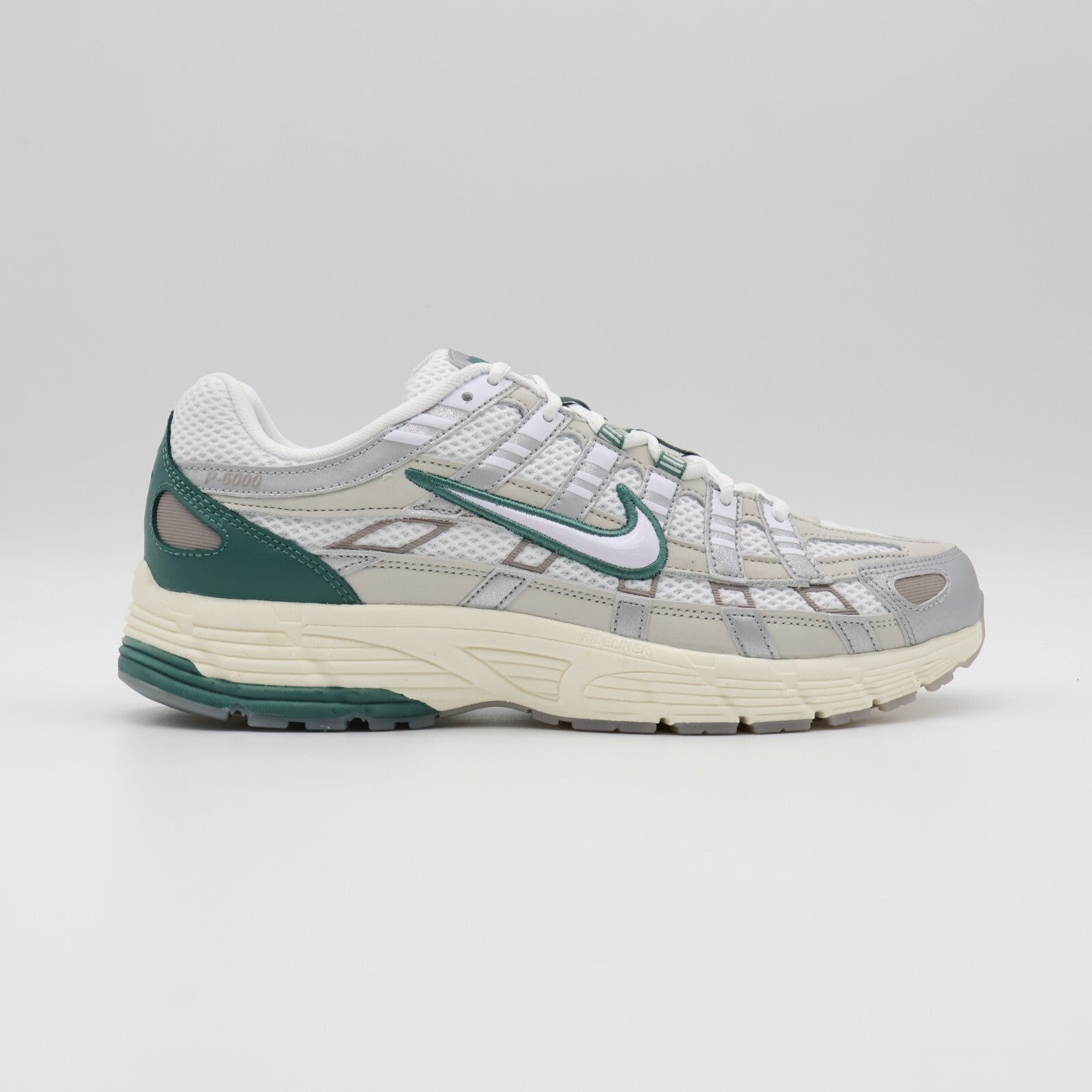 HF4308-072 Nike P-6000 Premium Light Bone Metallic Silver Bicostal White (Men's)