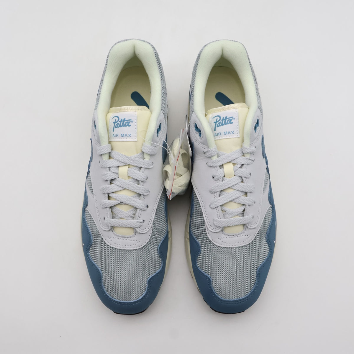 DH1348-004 Nike Air Max 1 Patta Waves Noise Aqua Metallic Silver Pure Platinum