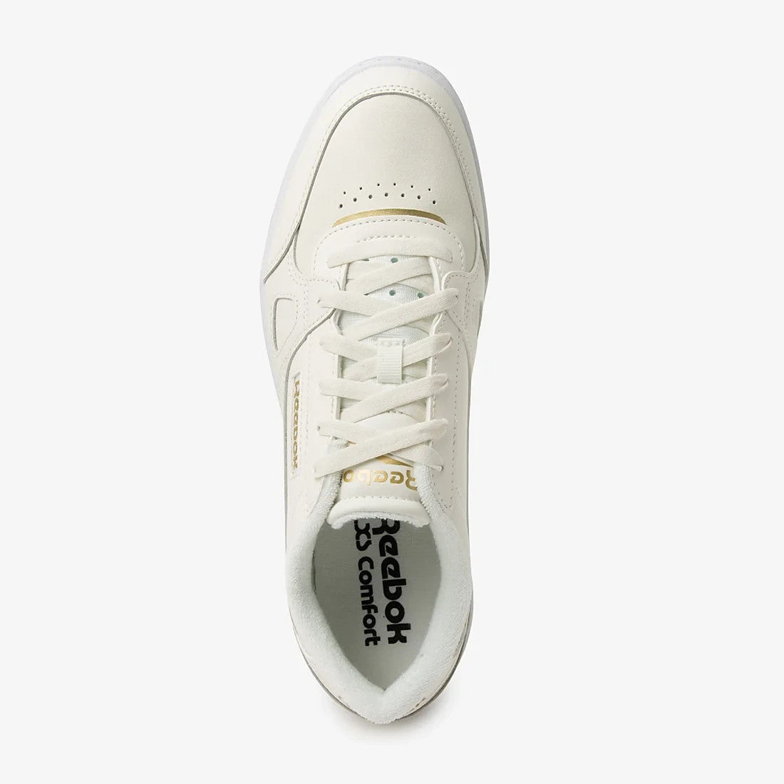 100271610 Reebok Court LXS Chalk/Gold (Men's)