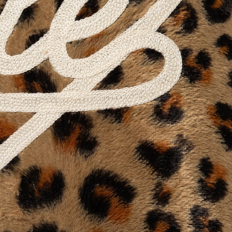 HUMAN MADE Leopard Cushion Brown