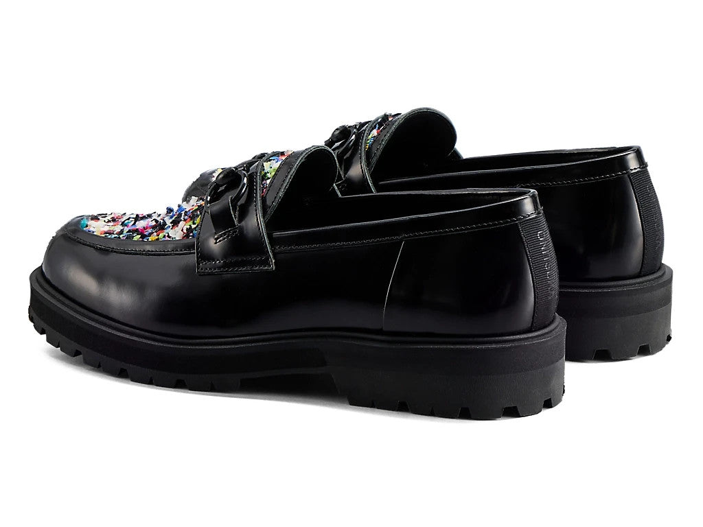 1182A680-001 Onitsuka Tiger Bit Loafer Black Directoire Blue (Women's)