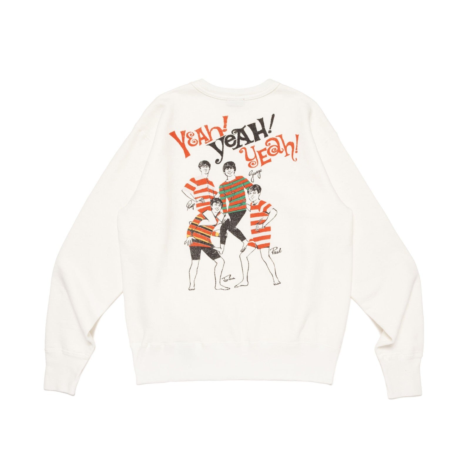 HUMAN MADE The Beatles Tsuriami Sweatshirt White