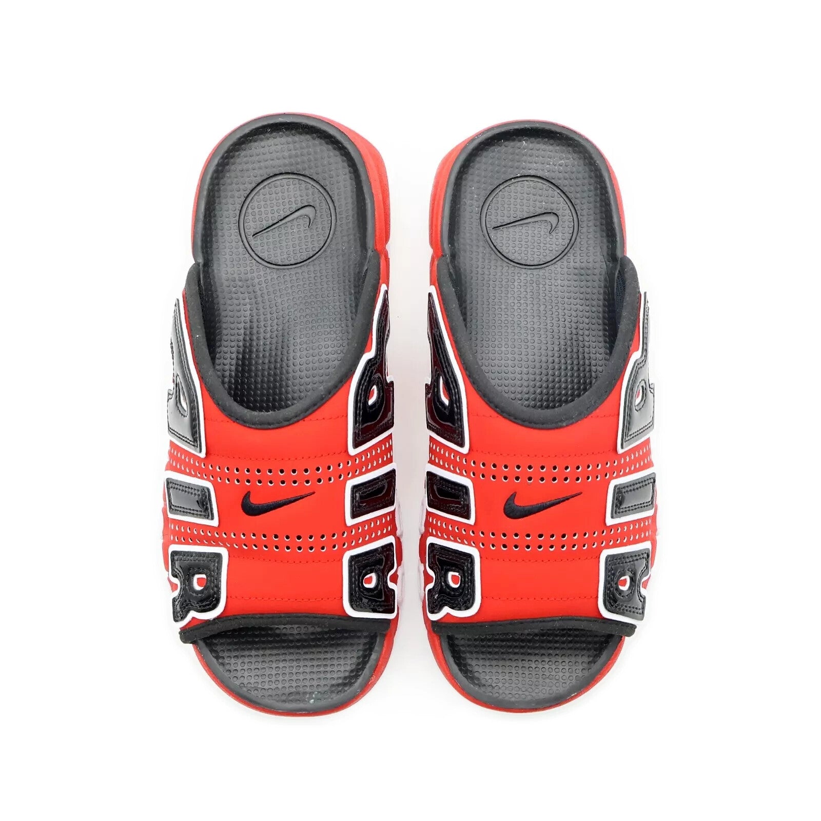 FJ6036-600 Nike Air More Uptempo Slide University Red Black (Men's)