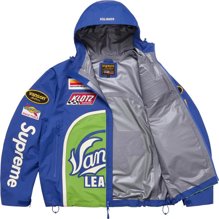 Supreme Vanson Leathers GORE-TEX Shell Jacket Royal
