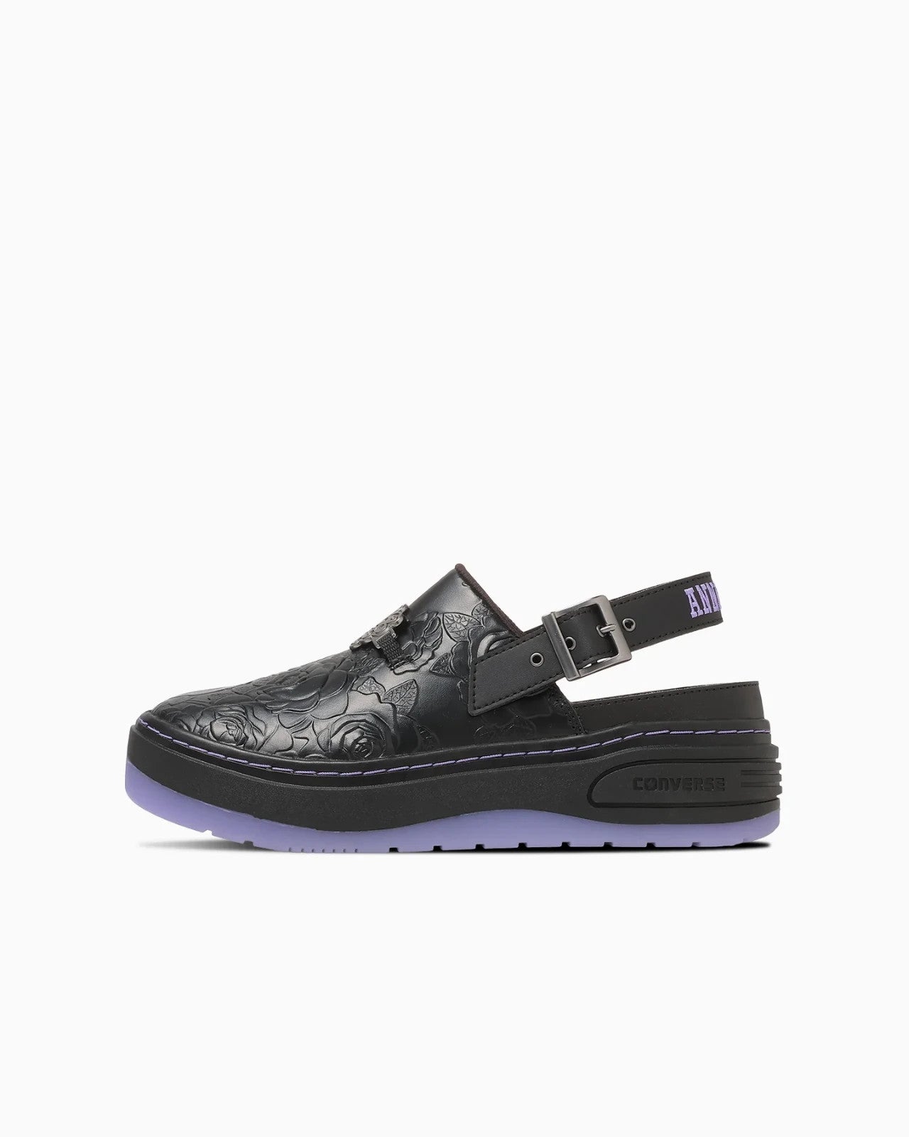 33702710 ANNA SUI Converse Weapon PLTS CLG OX Black Purple (Women's)